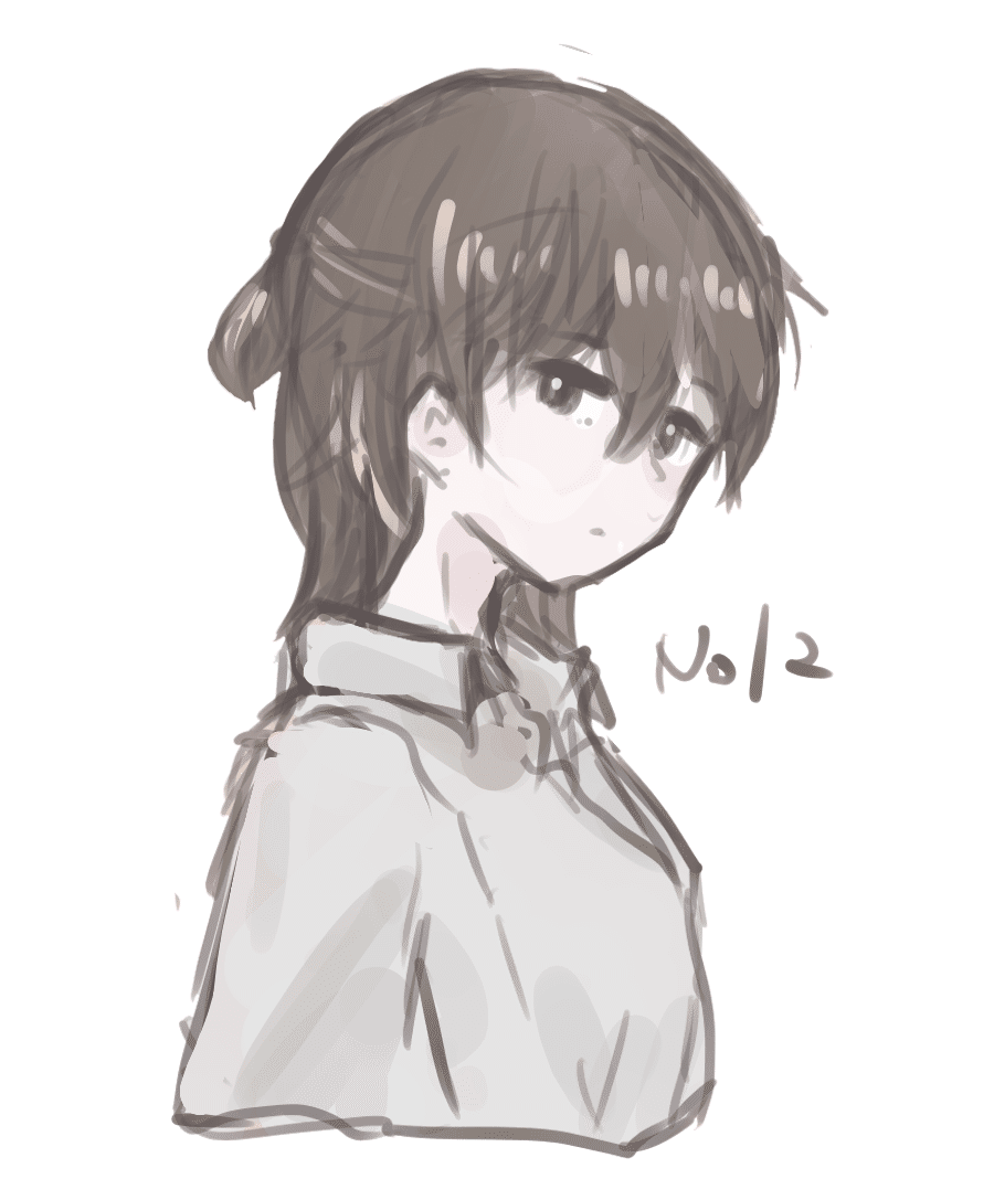 나부치 하루토 러프 그림